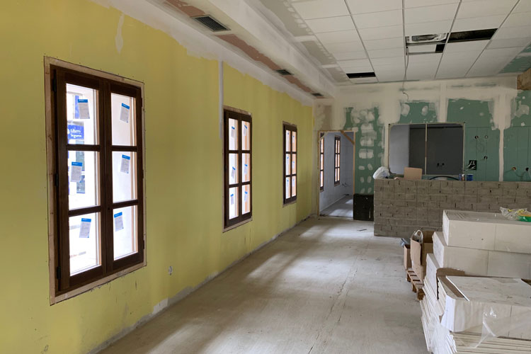 Recta final de las obras del centro de día de Quinto