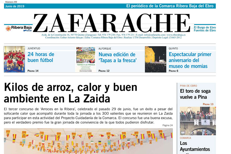 Ya puedes leer el número 89 de Zafarache