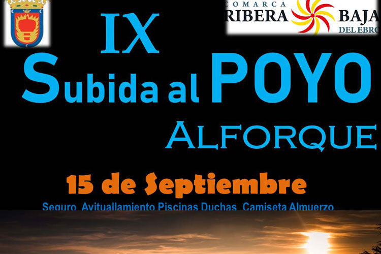 El 15 de septiembre, IX subida al poyo en Alforque