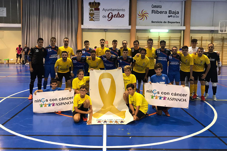 Otra goleada al cáncer infantil en Gelsa