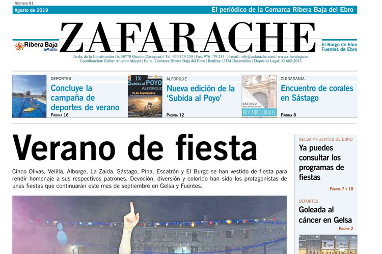 Ya puedes leer el número 91 de Zafarache