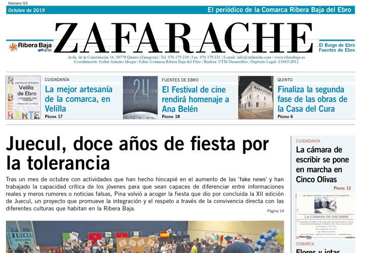 Ya puedes leer el número 93 de Zafarache