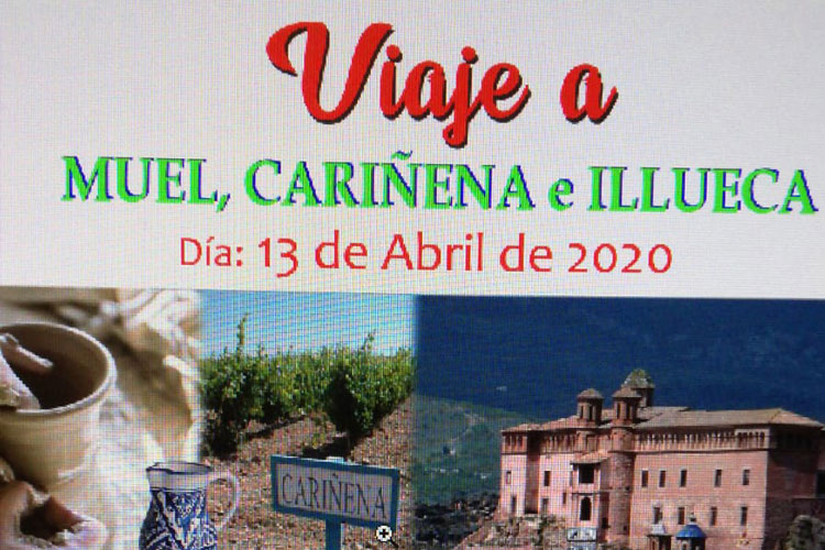 La Asociación San Lorenzo de Alborge organiza un viaje a Muel, Cariñena e Illueca