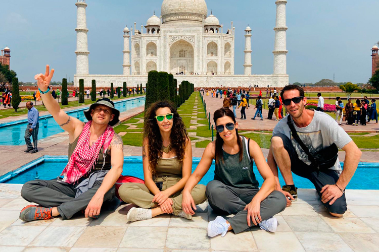 La quintana Cristina Amorós, atrapada en la India