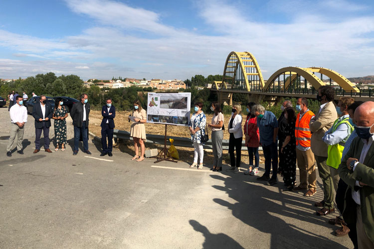 Reapertura al tráfico del puente de Sástago tras las obras de reparación